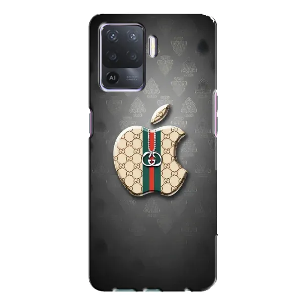Чохол з принтом «Apple gucci» для OPPO A94