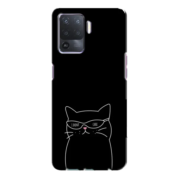 Чехол с принтом «Равнодушный кот» для OPPO A94