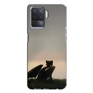 Чехол как приручить дракона на Oppo A94 (Беззубик)