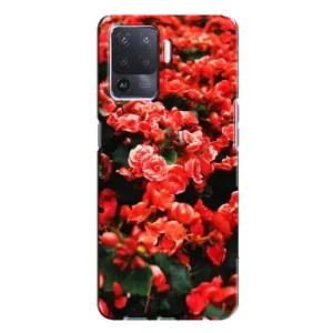 Чохли з квітами для Oppo A94 (VPrint) (Квіти червоні)