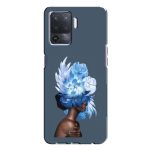 Чехлы (ART) Цветы на Oppo A94 (VPrint) (Квіти на голові)
