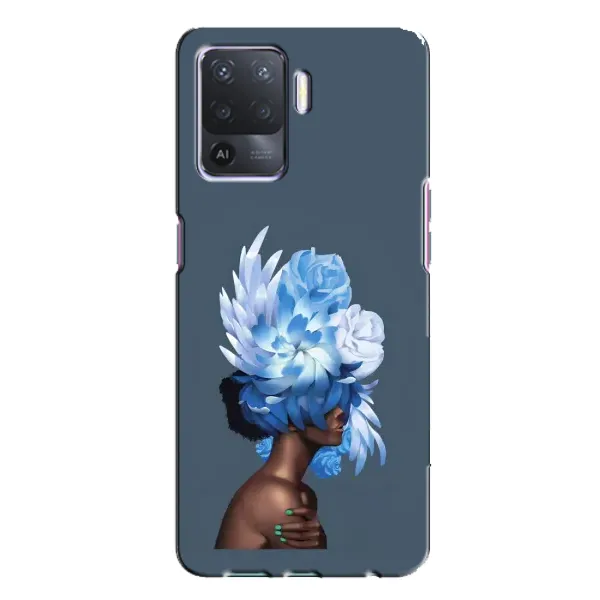 Чехол с принтом «Цветы на голове» для OPPO A94 Чехол с принтом «Цветы на голове» для OPPO A94