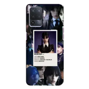 Чохли Венсдей на Oppo A94 Уенсдей (AlphaPrint) (колаж Венздей)