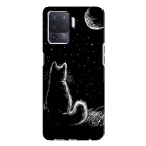 Чехол с принтом для Oppo A94 (AlphaPrint) Модные коты
