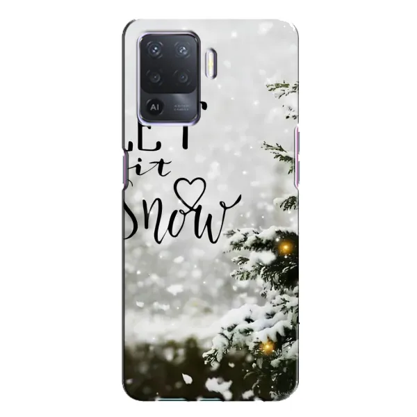 Чехол с принтом «Let it snow» для OPPO A94 Чехол с принтом «Let it snow» для OPPO A94