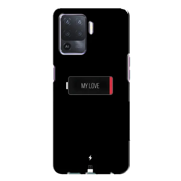 Чохол з принтом «Love battery» для OPPO A94