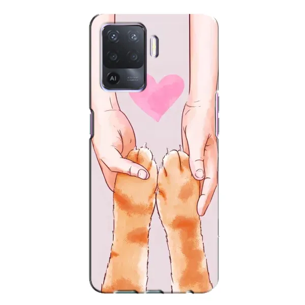 Чехол с принтом «Любовь к котикам» для OPPO A94