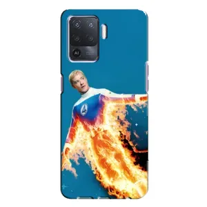 Чехол с принтом «Человек-факел в огне» для OPPO A94