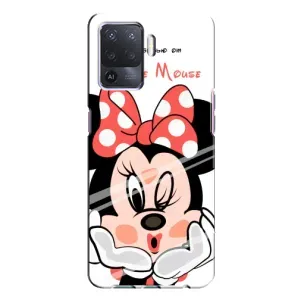 Эксклюзивный чехол для Oppo A94 (AlphaPrint - Мультяшные) (Маус Минни)