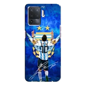 Чехлы для Oppo A94 (Leo чемпион) (AlphaPrint) (Месси сборная)