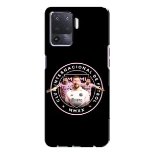 Чохли для OPPO A94 - Лео Мессі Маямі (Мессі в лого)