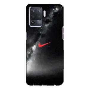 Чехол для Oppo A94 - с принтом Найк (AlphaPrint) (Найк красный)