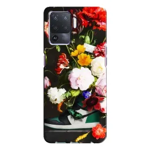 Бренднові Чохли для Oppo A94 - (PREMIUMPrint) (Nike цветы)