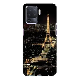 Чохол Ейфелева Вежа Oppo A94 - (AlphaPrint) (Нічний Париж)