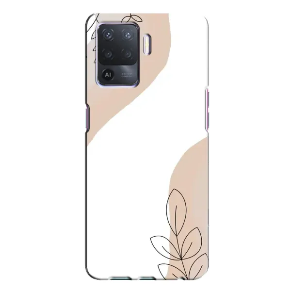 Чохол з принтом «Нюдова гілочка абстракція» для OPPO A94