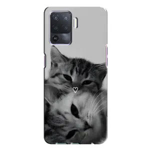 Чохол з малюнком кіт на Oppo A94 (Пара котів)