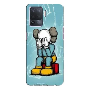 Чохли для Oppo A94 - Bearbrick Louis Vuitton (PREMIUMPrint) (Плач Bearbrick)