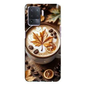Чохол з унікальним дизайном 'Осінь з кавою' для Oppo A94 (Пряна кава)