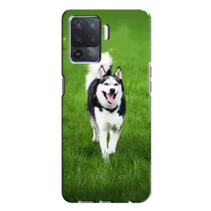 Чохол з Хаскі Oppo A94 - (AlphaPrint) (Радісний Хаскі)