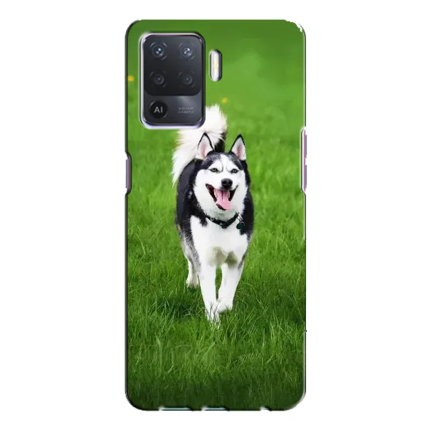 Чехол с принтом «Радостный Хаски» для OPPO A94