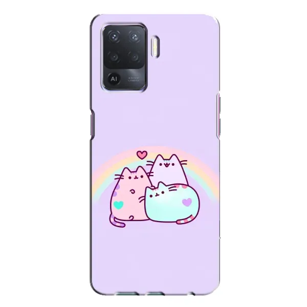 Чехол с принтом «Радужные котики» для OPPO A94