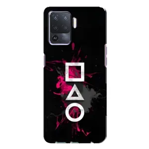 Чехол с принтом «Символы Игра кальмара» для OPPO A94