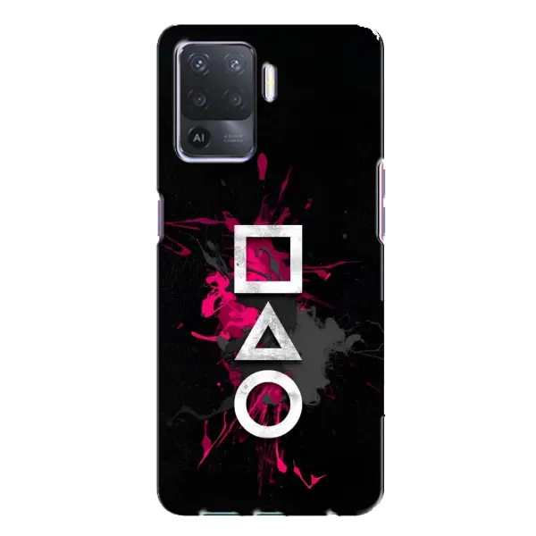 Чехол с принтом «Символы Игра кальмара» для OPPO A94