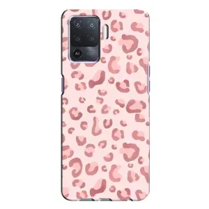 Чохол з розовим принтом для Oppo A94 (Рожевий леопард)
