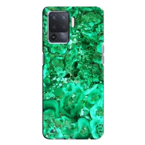 Мраморний чехол на Oppo A94 (VPrint) (Салатовий Мрамор)