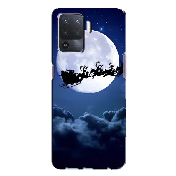 Чехол с принтом «Санта - луна» для OPPO A94
