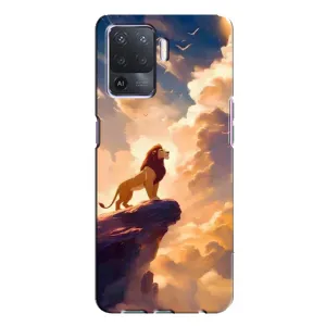 Чехол с принтом «Симба на скале» для OPPO A94