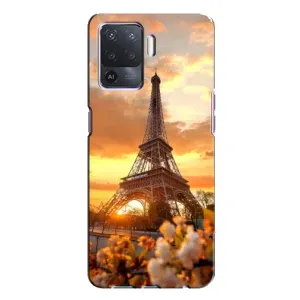 Чохол Ейфелева Вежа Oppo A94 - (AlphaPrint) (Сонячня вежа)