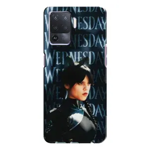 Чохли Венсдей на Oppo A94 Уенсдей (AlphaPrint) (Венздей кішка)