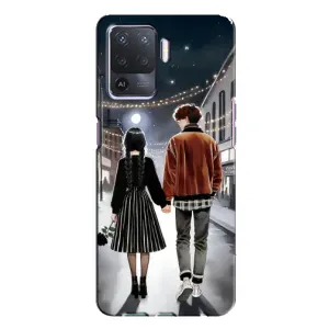 Чохол з принтом «Венздей та Тайлер» для OPPO A94