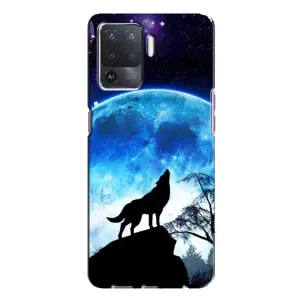 Захисні чохли для OPPO A94 (AlphaPrint) (ХІТ продаж) ВОВК (Вовк на місяць)