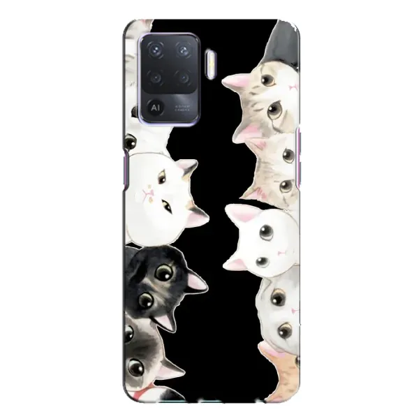 Чехол с принтом «Взгляд котов» для OPPO A94