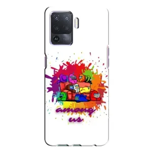 Чохли Амонг Ас для Oppo A94 (AlphaPrint) (Яскравий АмонгАс)