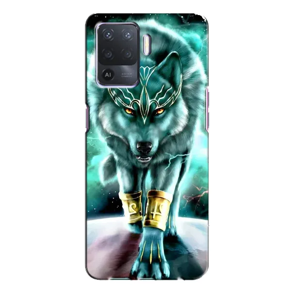 Чехол с принтом «Яркий волк» для OPPO A94