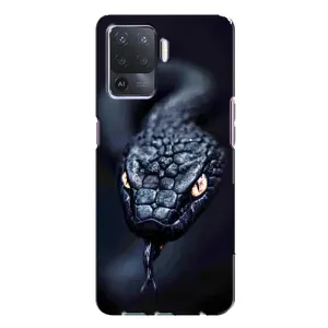 Чохол з картинкою 'Хижаки' для Oppo A94 (Чорна змія)