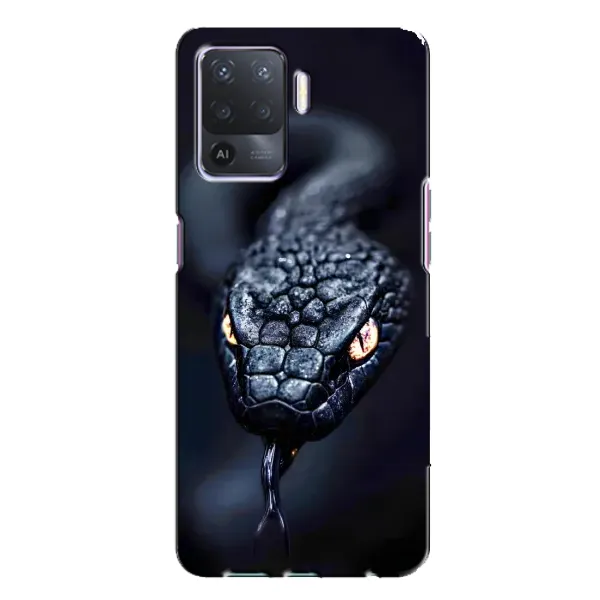 Чехол с принтом «Черная змея» для OPPO A94