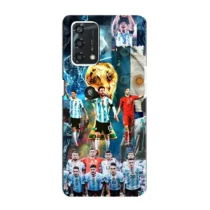 Чехлы Месси для Oppo A95 (AlphaPrint) (Аргентина Месси)