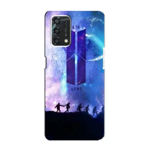 Чехлы BTS для Oppo A95 (AlphaPrint) (Army BTS)