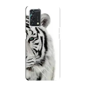 Чохли з картинкою животних Oppo A95 (Білий Тигр)
