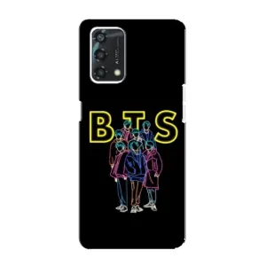 Чехлы BTS для Oppo A95 (AlphaPrint) (BTS стайл)