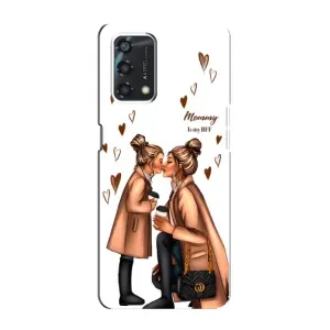 Чохол з друком для Oppo A95 - (Мама з дитинкою) (AlphaPrint) (Донька і мама)