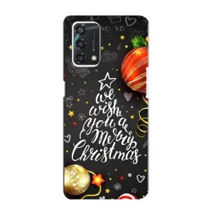 Рождественские Чехлы для Oppo A95 (VPrint) (Елочка)