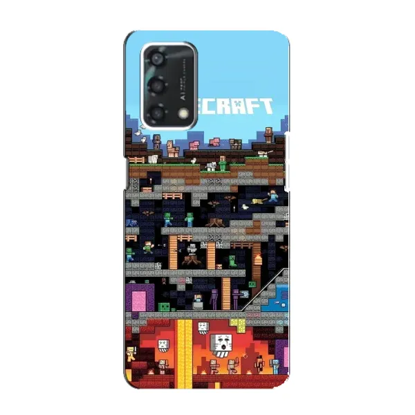Чехол с принтом «фон Minecraft» для OPPO A95
