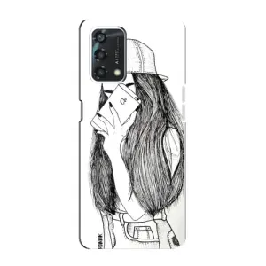Чохол з принтом «Фото дівчини» для OPPO A95