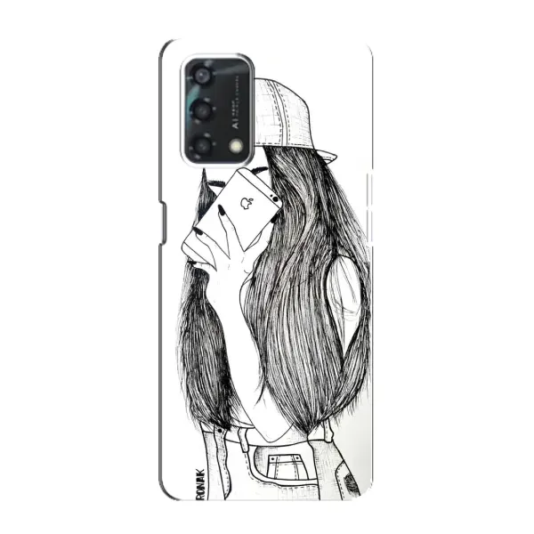 Чохол з принтом «Фото дівчини» для OPPO A95