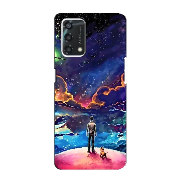 Чехол с принтом «Галактический вид» для OPPO A95 Чехол с принтом «Галактический вид» для OPPO A95